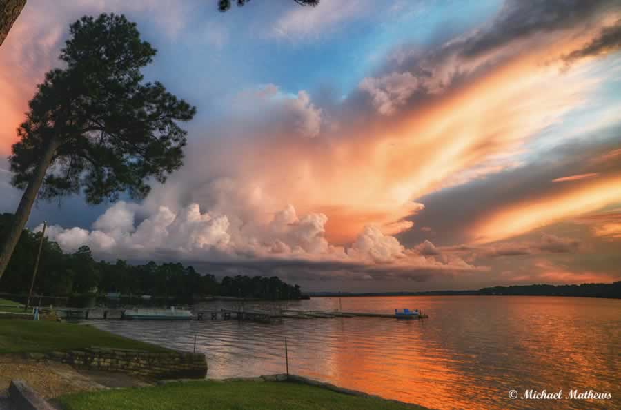 LoneStarLakeStormSunset090516 1